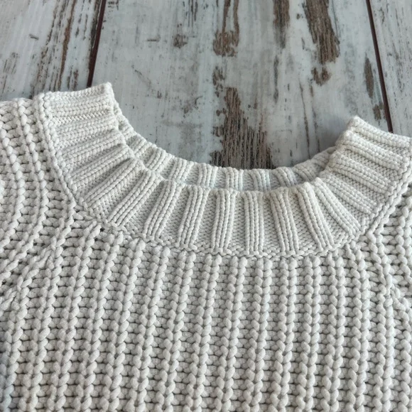 Everlane Textured Cotton Crewneck Sweater - Size XS - Picture 10 of 16